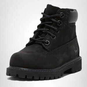 Timberland Men’s Sz 8 Black Nubuck 6" Waterproof Boot NWOB